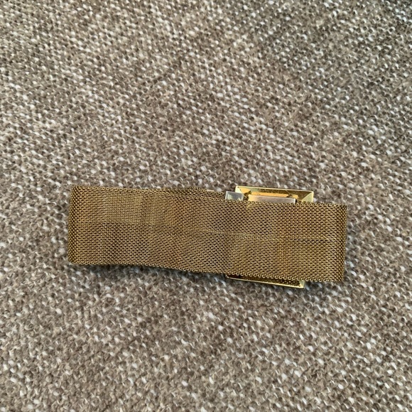 ✨WHITING & DAVIS Vintage Antique Floral Mesh Slide Gold Filled Bracelet - Picture 6 of 15